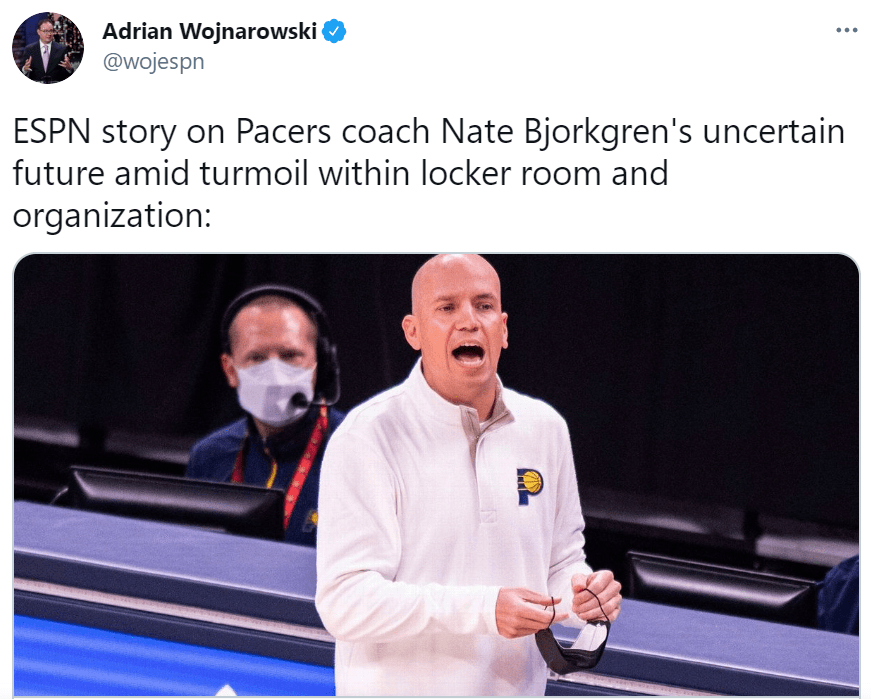 关于步行者换帅风波继续,球队战绩未见起色的信息 关于步行者换帅风波继续,球队战绩未见起色的信息